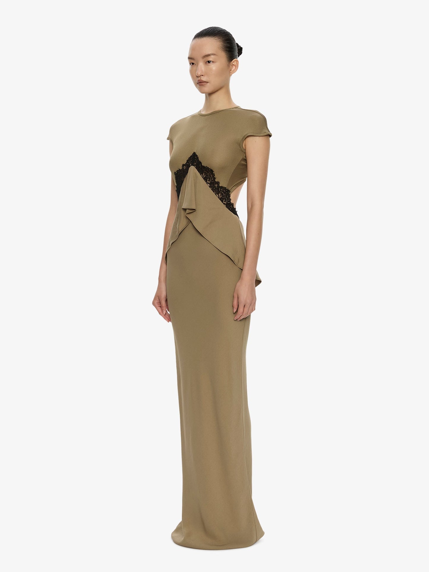 CHRISTOPHER ESBER Endrey Disconnect Back Tank Dress (Black)