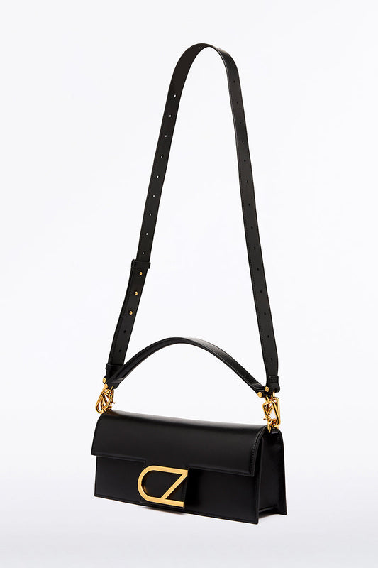 Carla Zampatti Cz La Borsa Baguette Bag (Black)