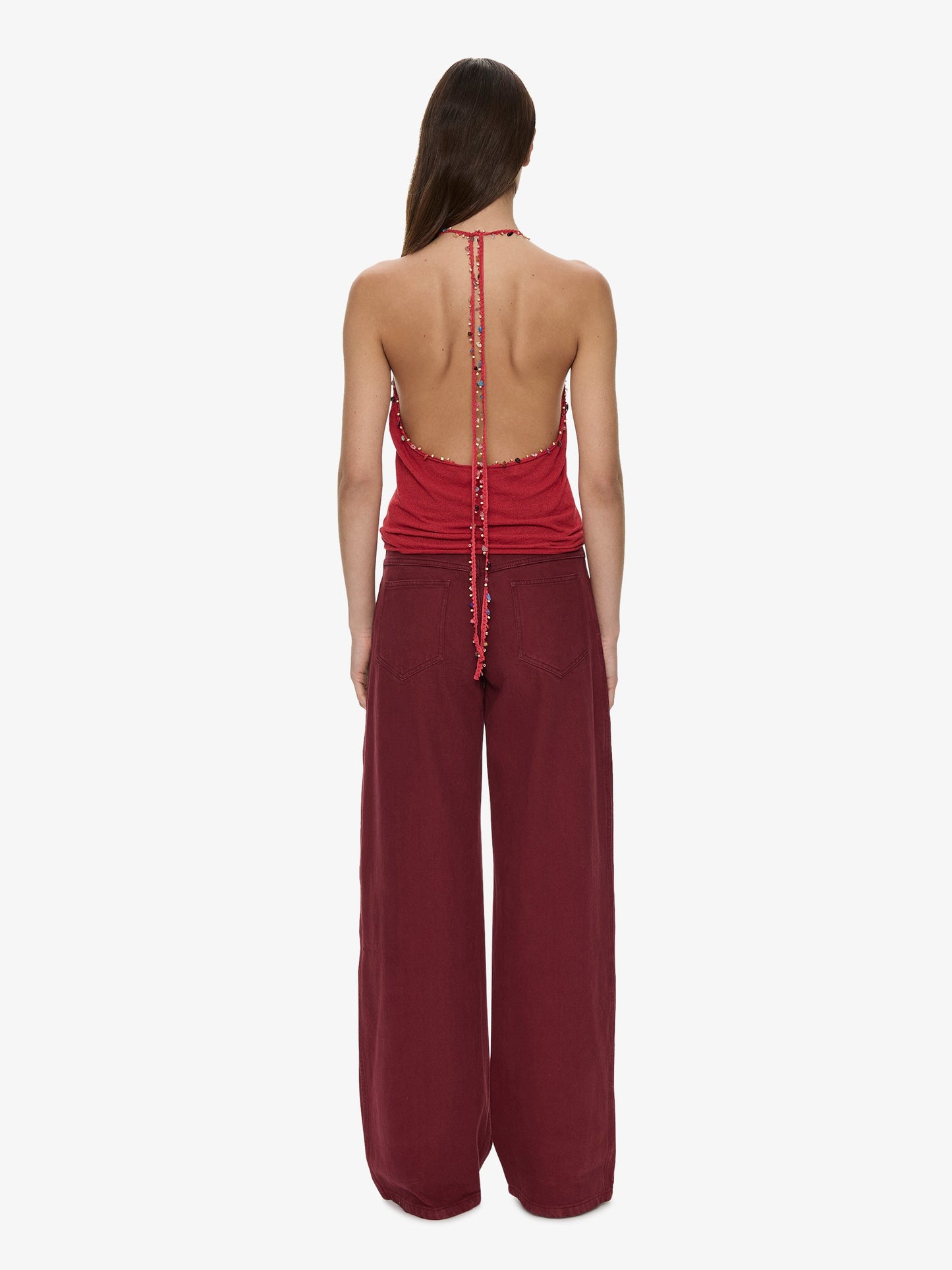 CHRISTOPHER ESBER Relaxed Denim Quartz Jean (Wine)