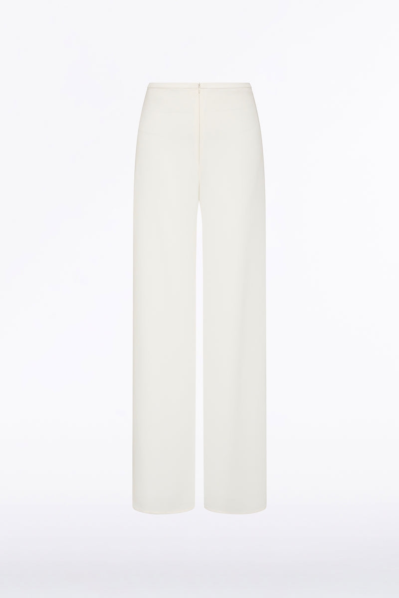 Carla Zampatti Crepe Palazzo Pant (White)
