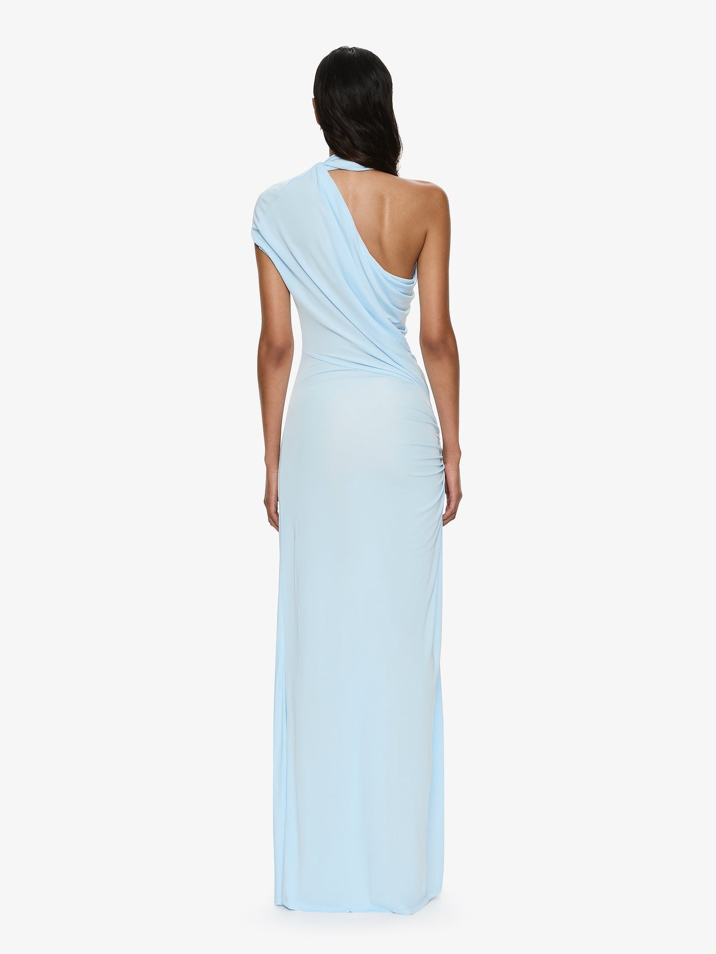 CHRISTOPHER ESBER Helix Crystal Gown (Blue)