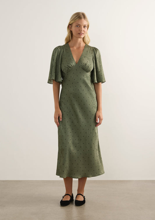 Auguste The Label Malia Midi Dress (Green)