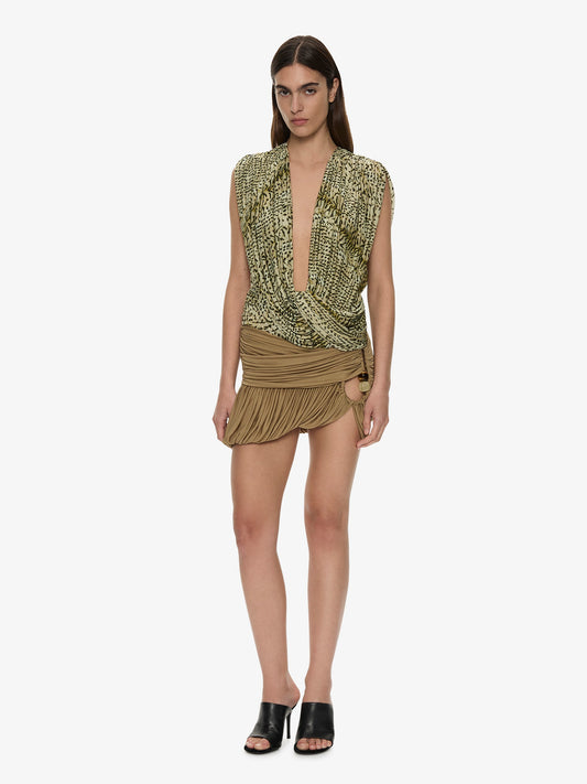 CHRISTOPHER ESBER Ripple Drape Top (Citrine)