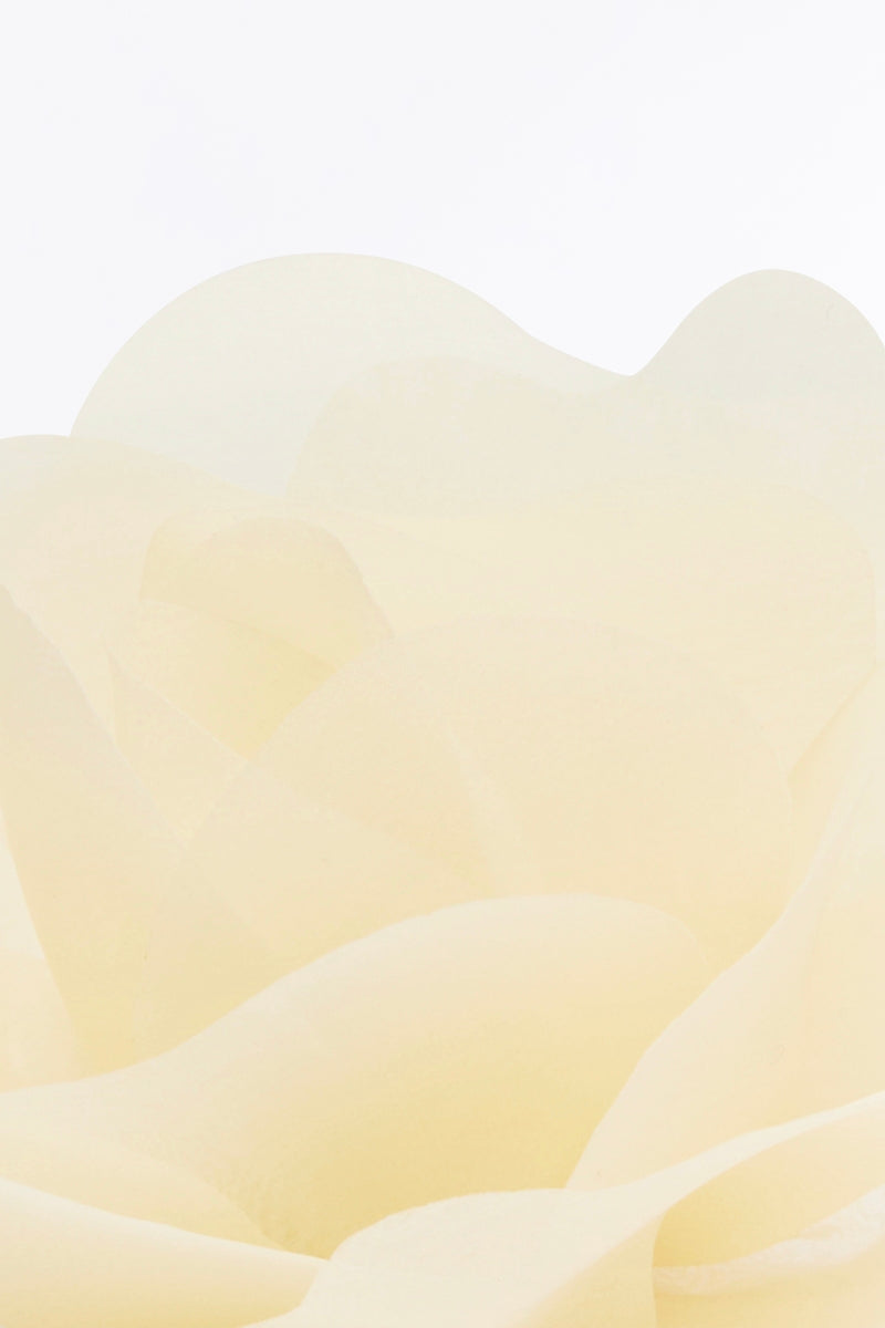 Carla Zampatti Ivory Small Fiore Brooch (Cream)