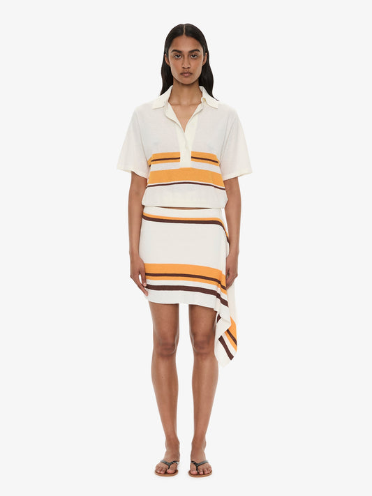 CHRISTOPHER ESBER Knit Clean Polo (Stripe)