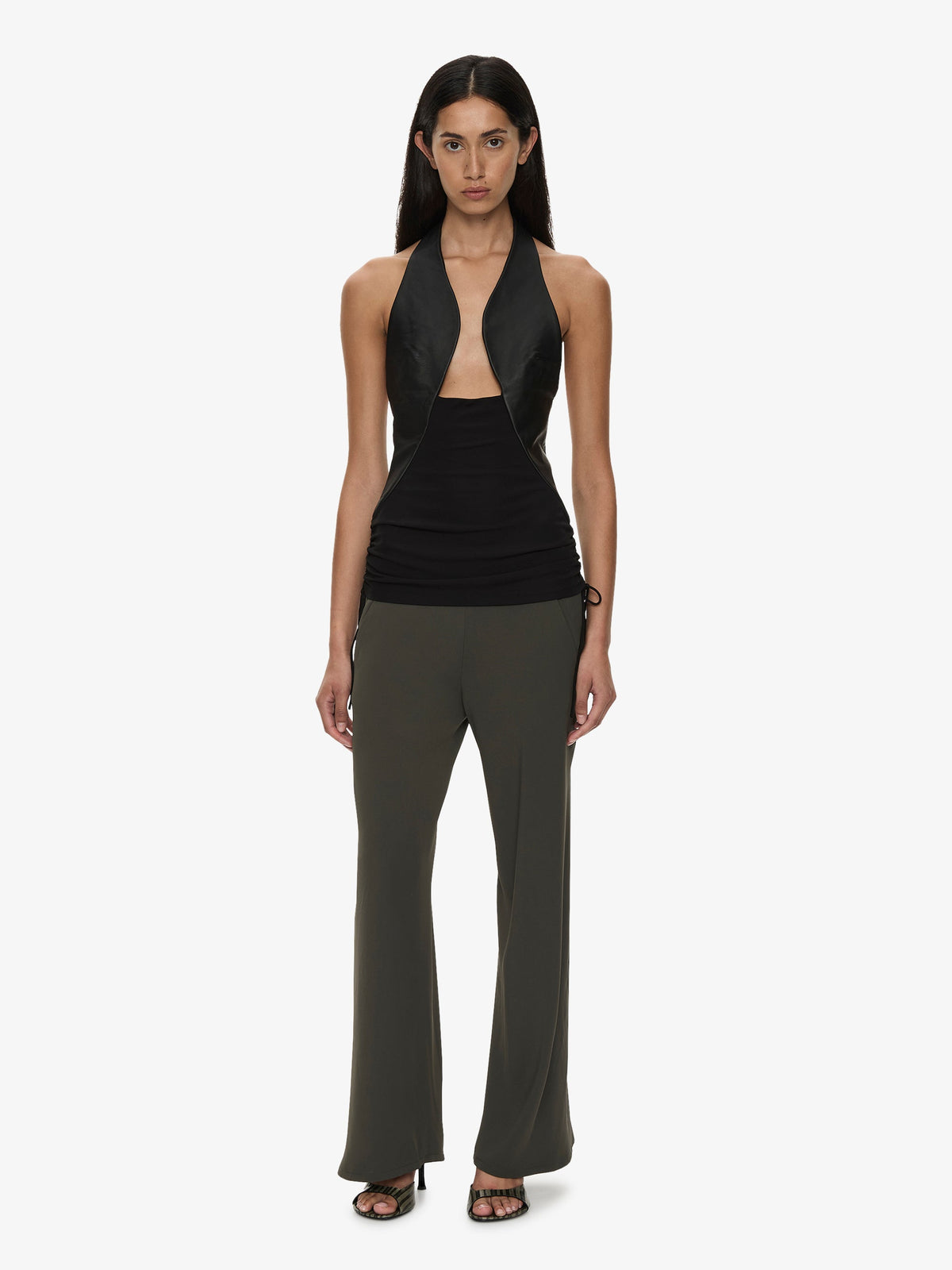 CHRISTOPHER ESBER Bias Crepe Trouser (Green)