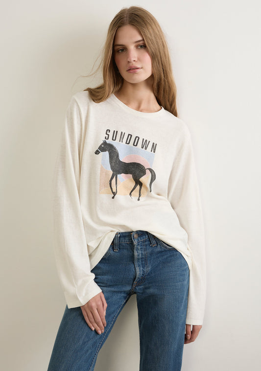 Auguste The Label Sundown North Long Sleeve Tee (Print)