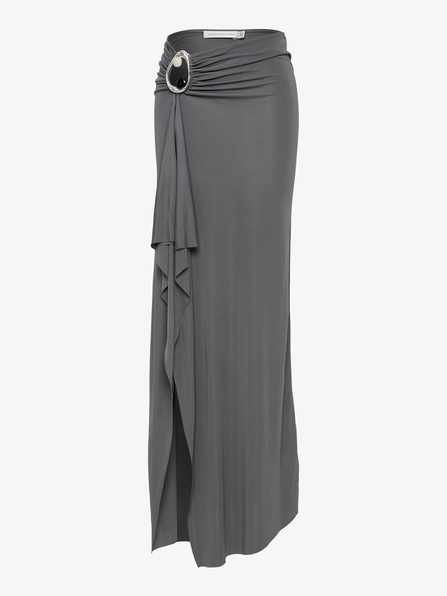CHRISTOPHER ESBER Orica Crystal Cascade Jersey Skirt (Granite)
