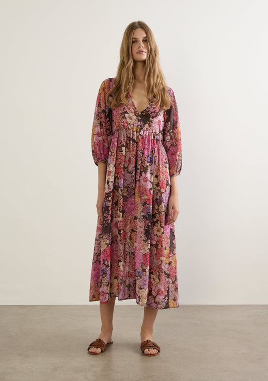 Auguste The Label Ellis Midi Dress (Black)