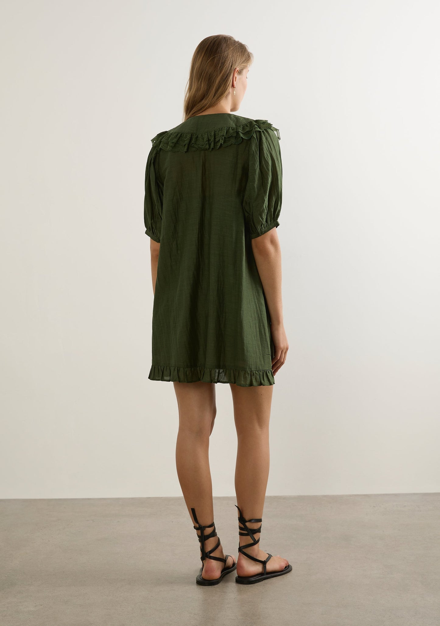 Auguste The Label Otis Mini Dress (Green)