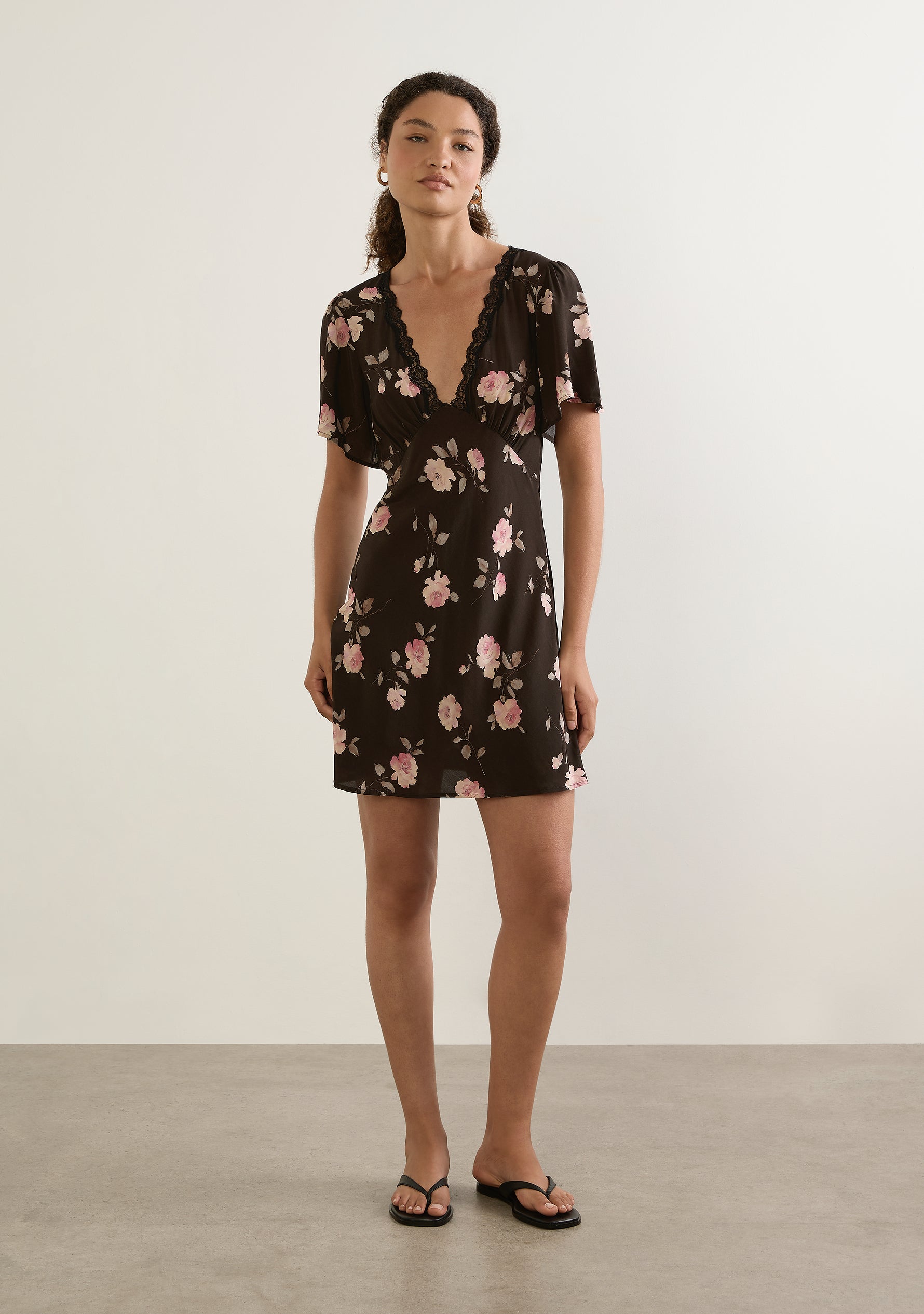 Auguste The Label Sadie Mini Dress Black | 44% Off