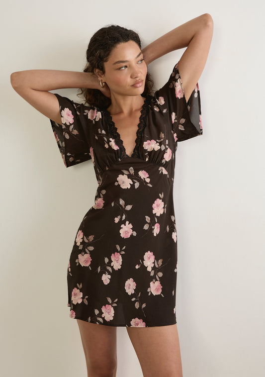 Auguste The Label Sadie Mini Dress (Black)