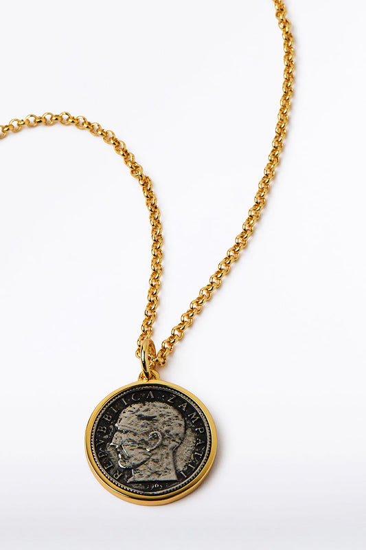 Carla Zampatti Emperor Charm Necklace | 25Mm (Print)