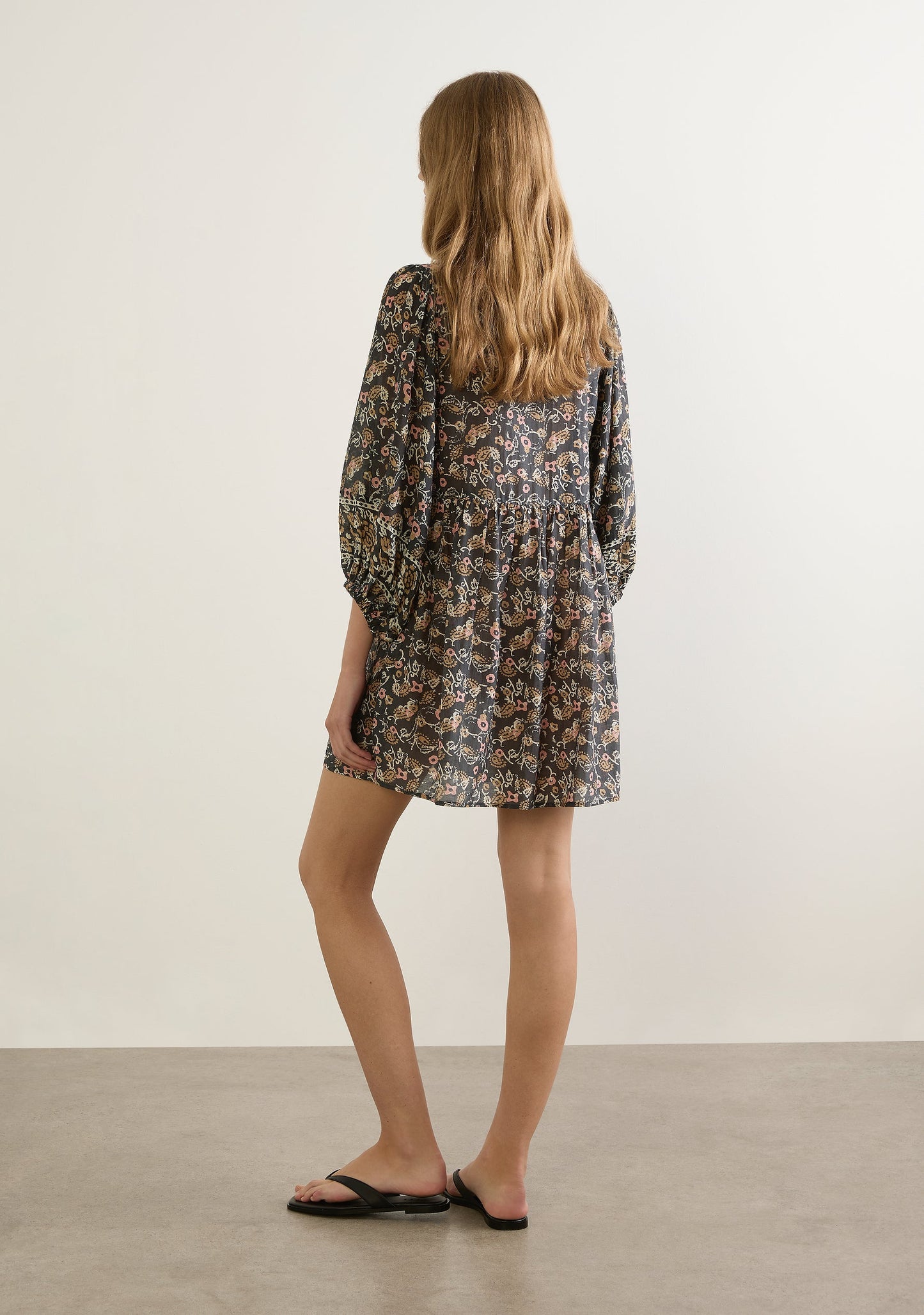 Auguste The Label Valley Mini Dress (Black)