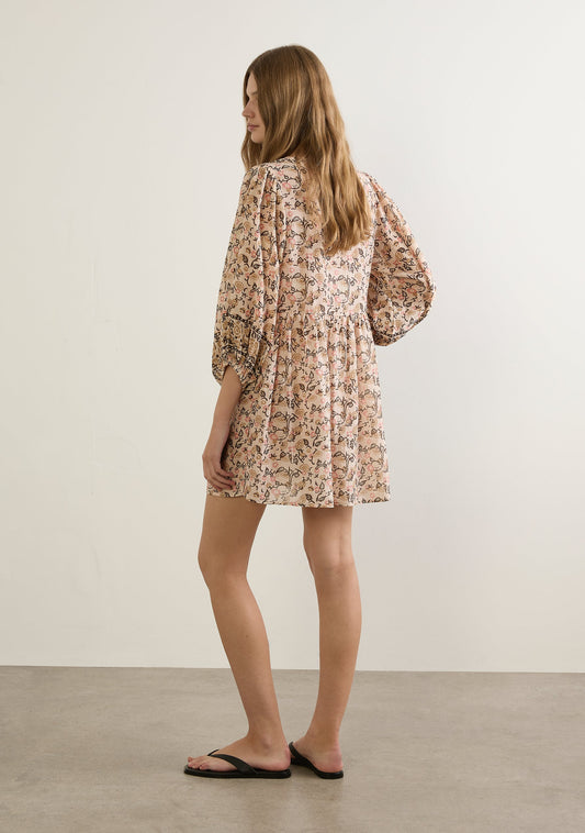 Auguste The Label Valley Mini Dress (White)