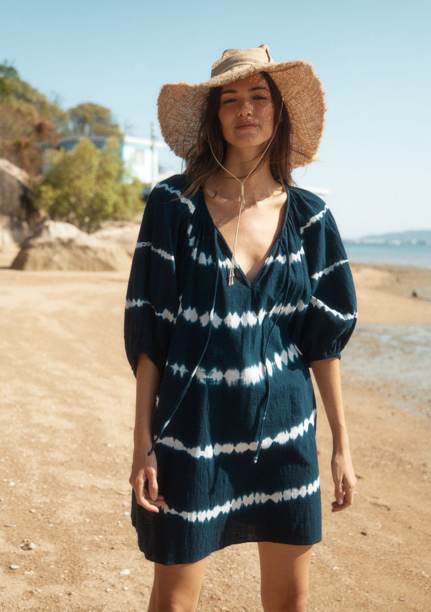Image of Dresses. Productname: Auguste The Label Sade Mini Dress in Print colour by brand - Auguste The Label
