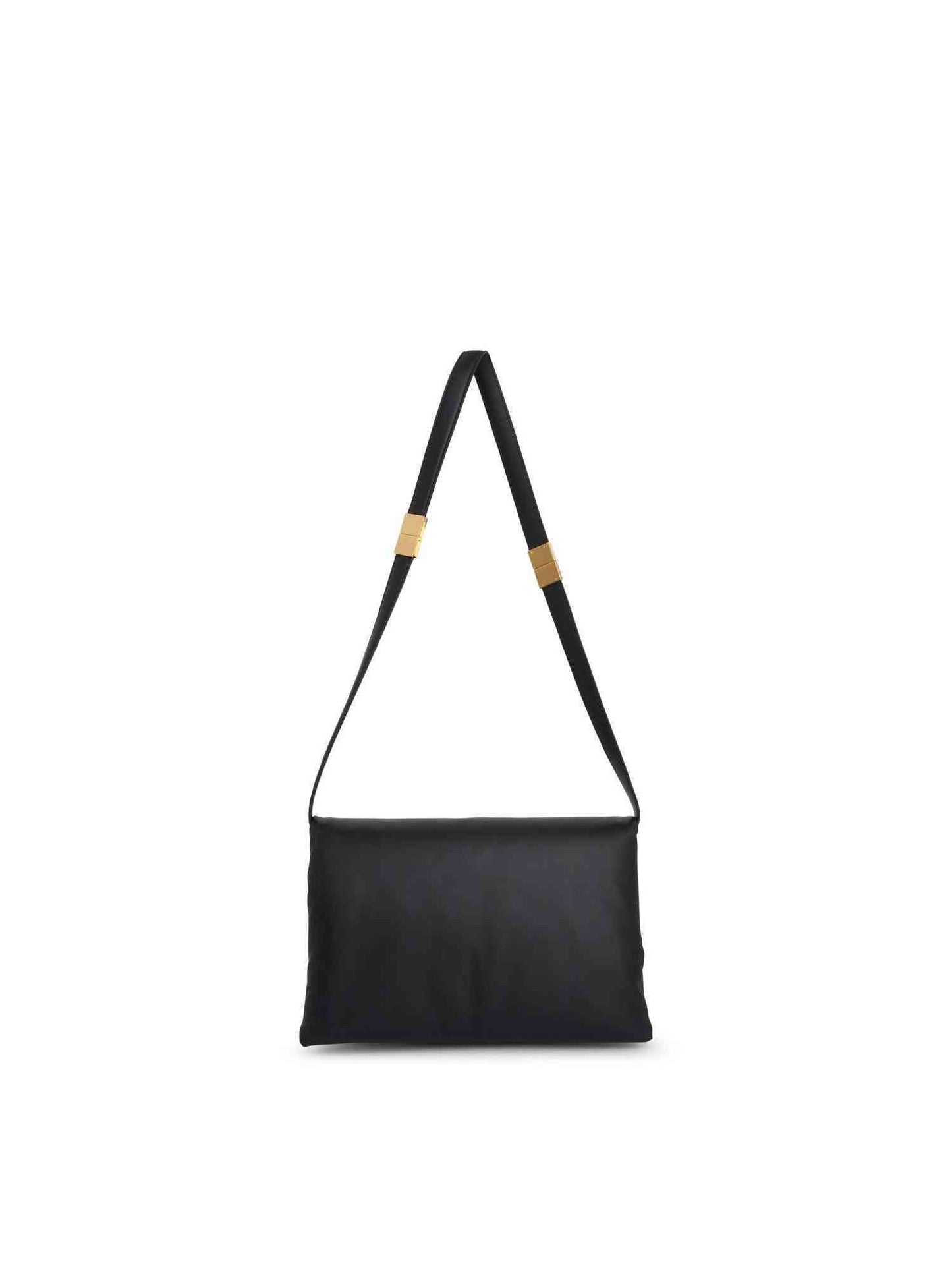Image of Bags. Productname: MARNI Prisma Large Leather Bag in Black colour by brand - MARNI