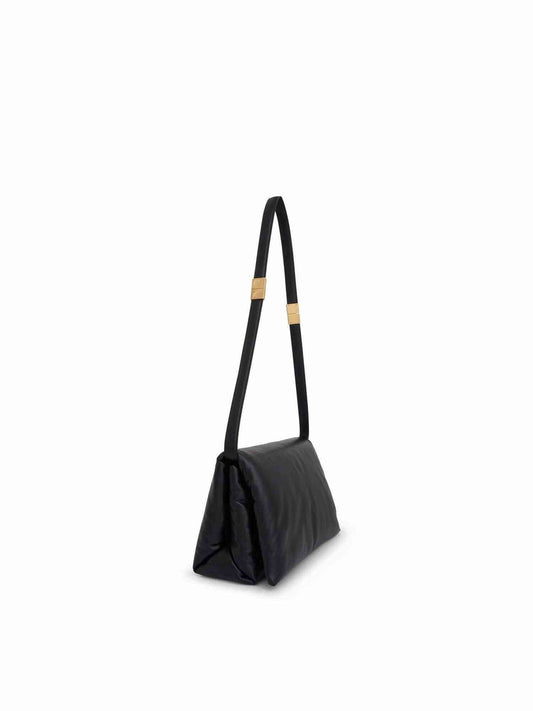 MARNI Prisma Large Leather Bag (Black)