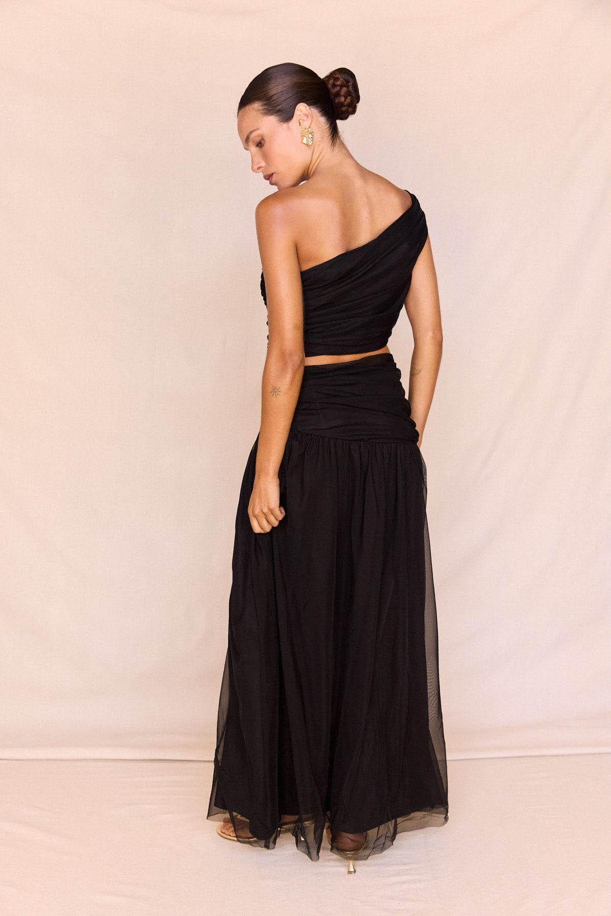 Sass Clothing Clea Asym Top (Black)