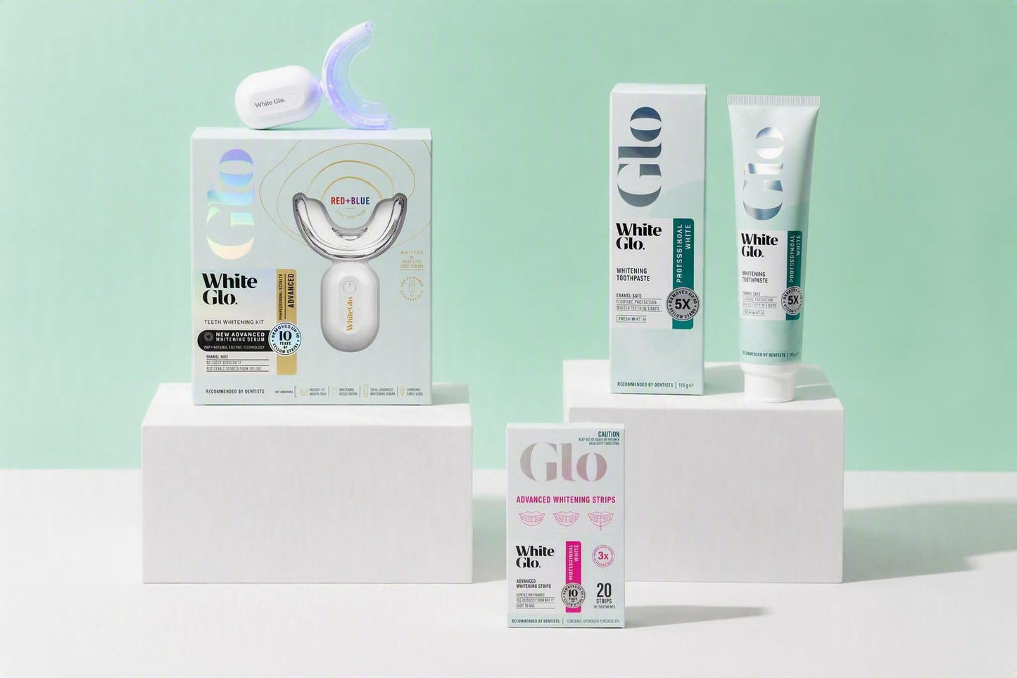 Image of Oral Care. Product name - Advanced Whitening Bundle in colour by brand - White Glo