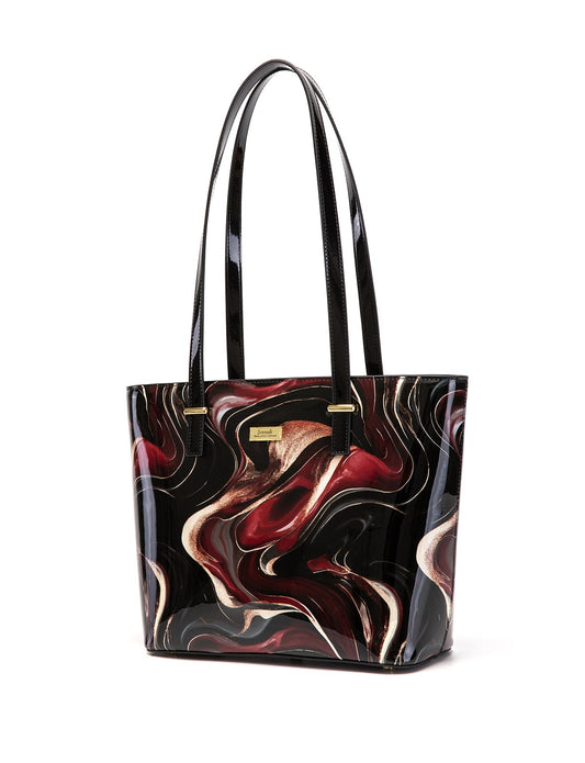 NEBULA LARGE LEATHER TOTE BAG- SF49-0817- NEW IN