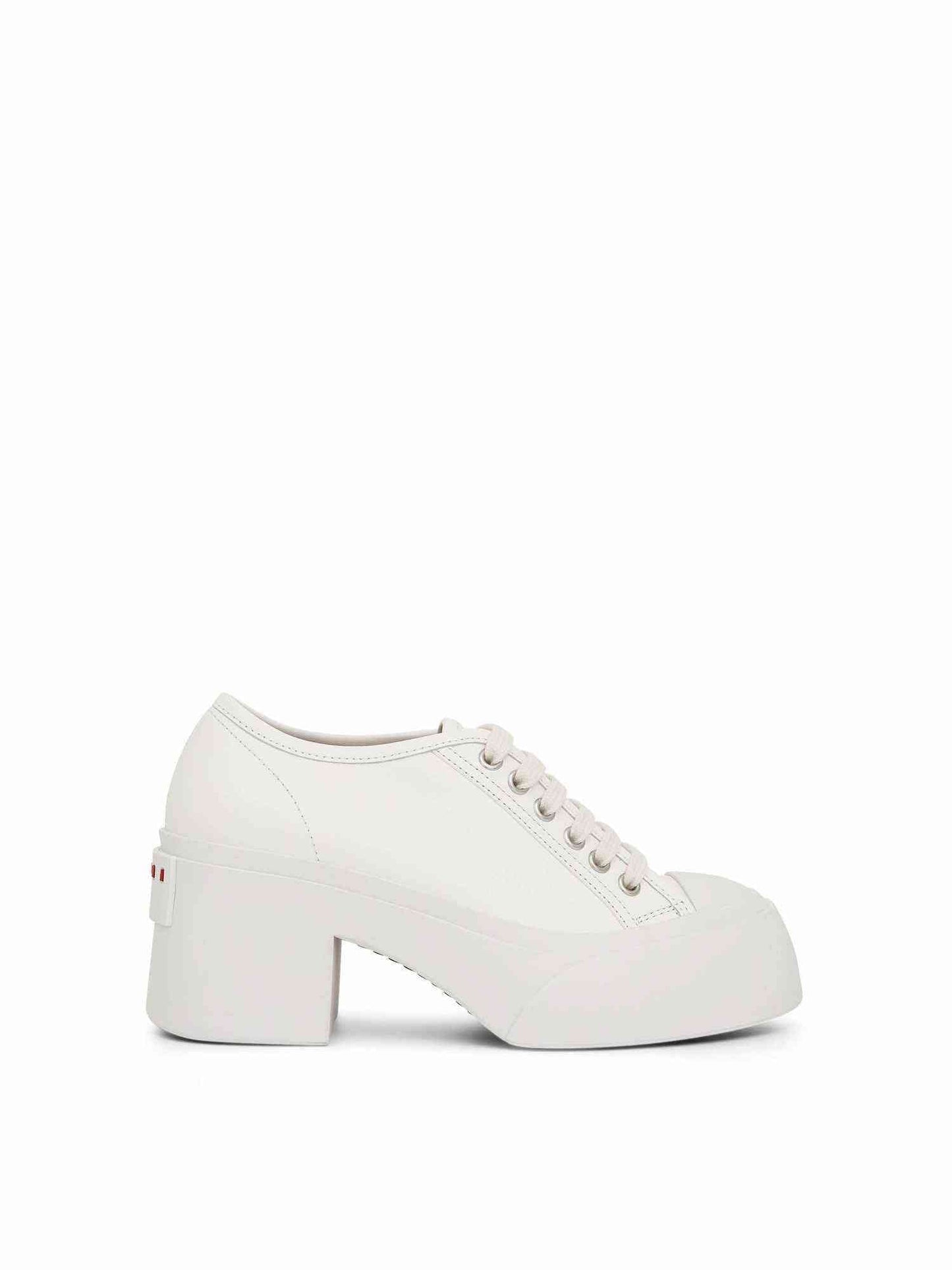 Image of Footwear. Productname: MARNI Pablo Lace-Up Pumps in White colour by brand - MARNI