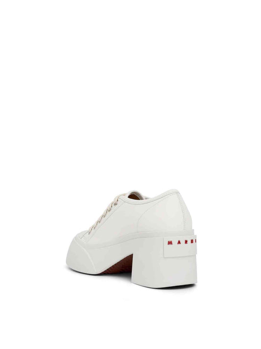MARNI Pablo Lace-Up Pumps (White)