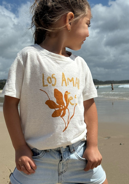 LITTLE AUGUSTE Spanish Lovers Classic Tee (White)