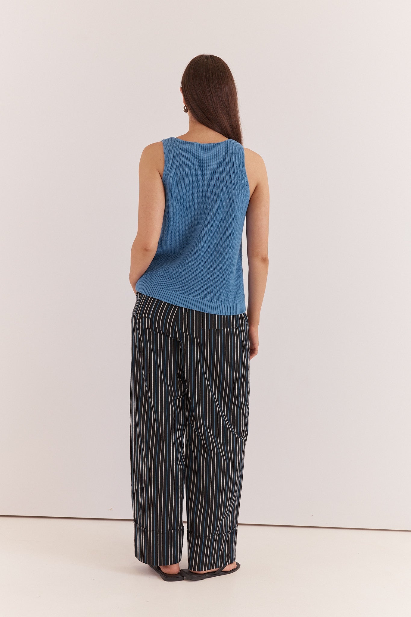 Sass Clothing Kiani Knit Tank (Azure)