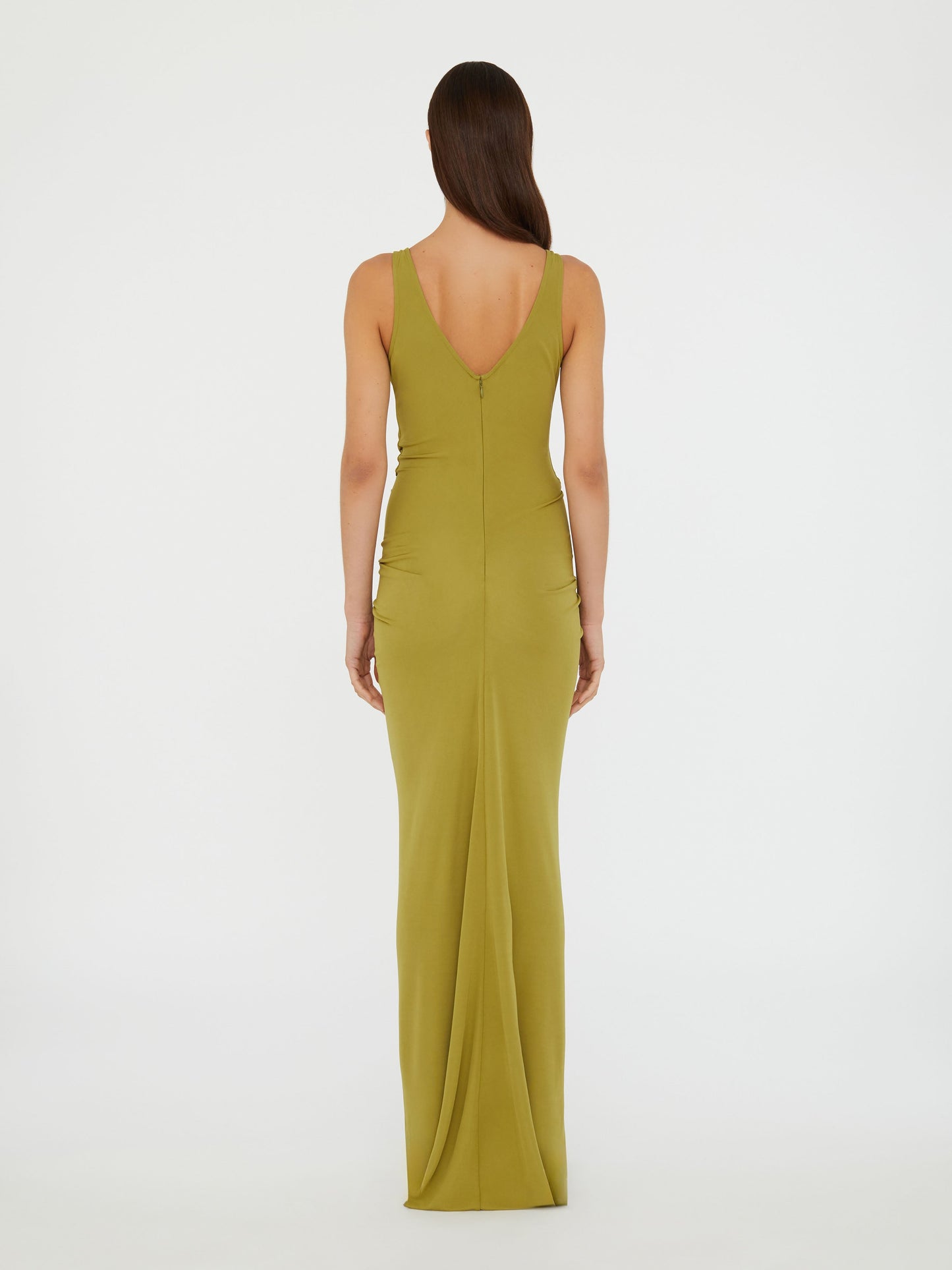 Christopher Esber Salacia Jersey Drape Dress (Cedar)