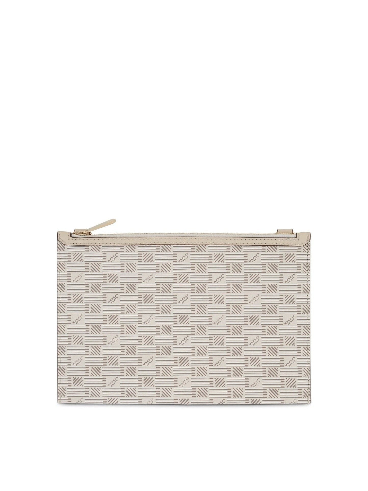 Image of Wallets & Money Clips. Product name - Saint Multiple Pouch Crossbody PM in White colour by brand - MOREAU