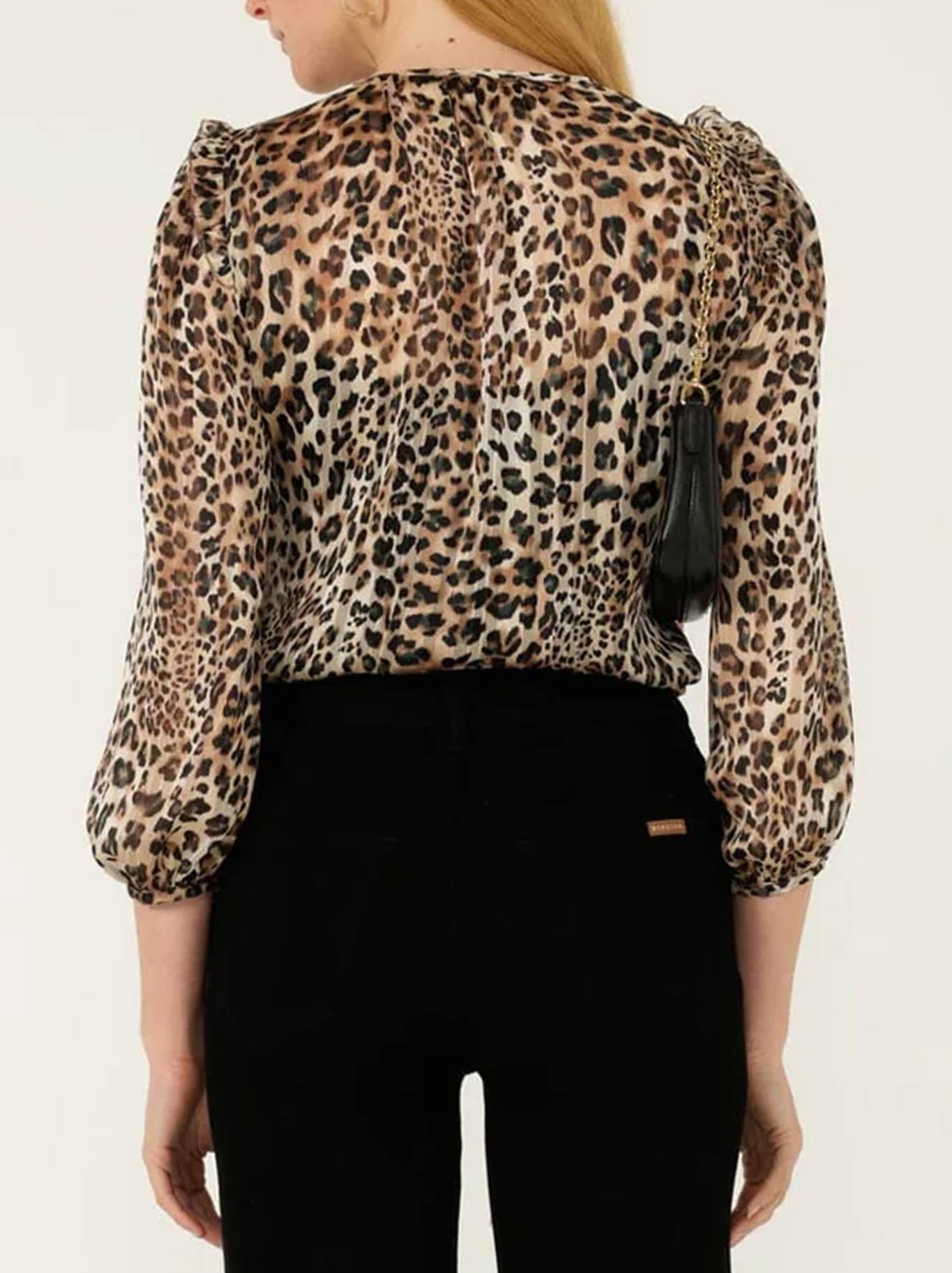 SACHA DRAKE DAYNAN BLOUSE (Leopard)