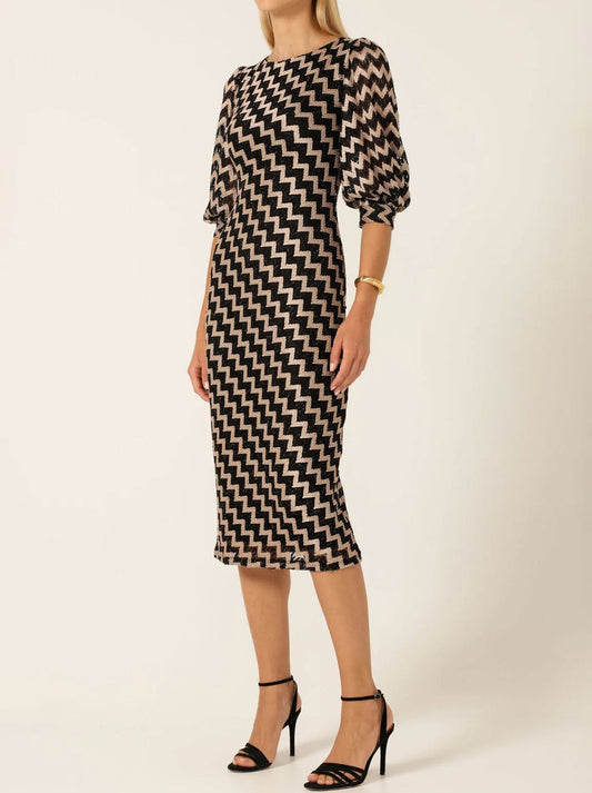 Sacha Drake Heart Of Paris Dress (Black /Gold)