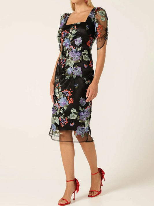 Sacha Drake Mont Tombe Dress (Embroidered Floral)