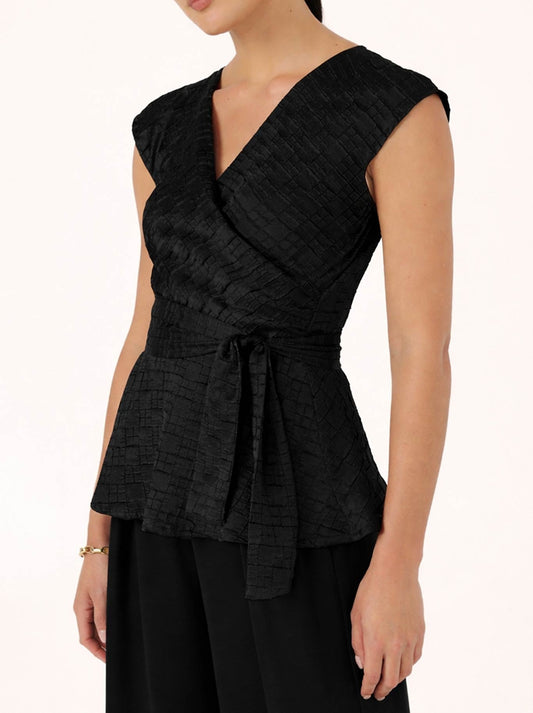 SACHA DRAKE SYLVIA TOP (Black)