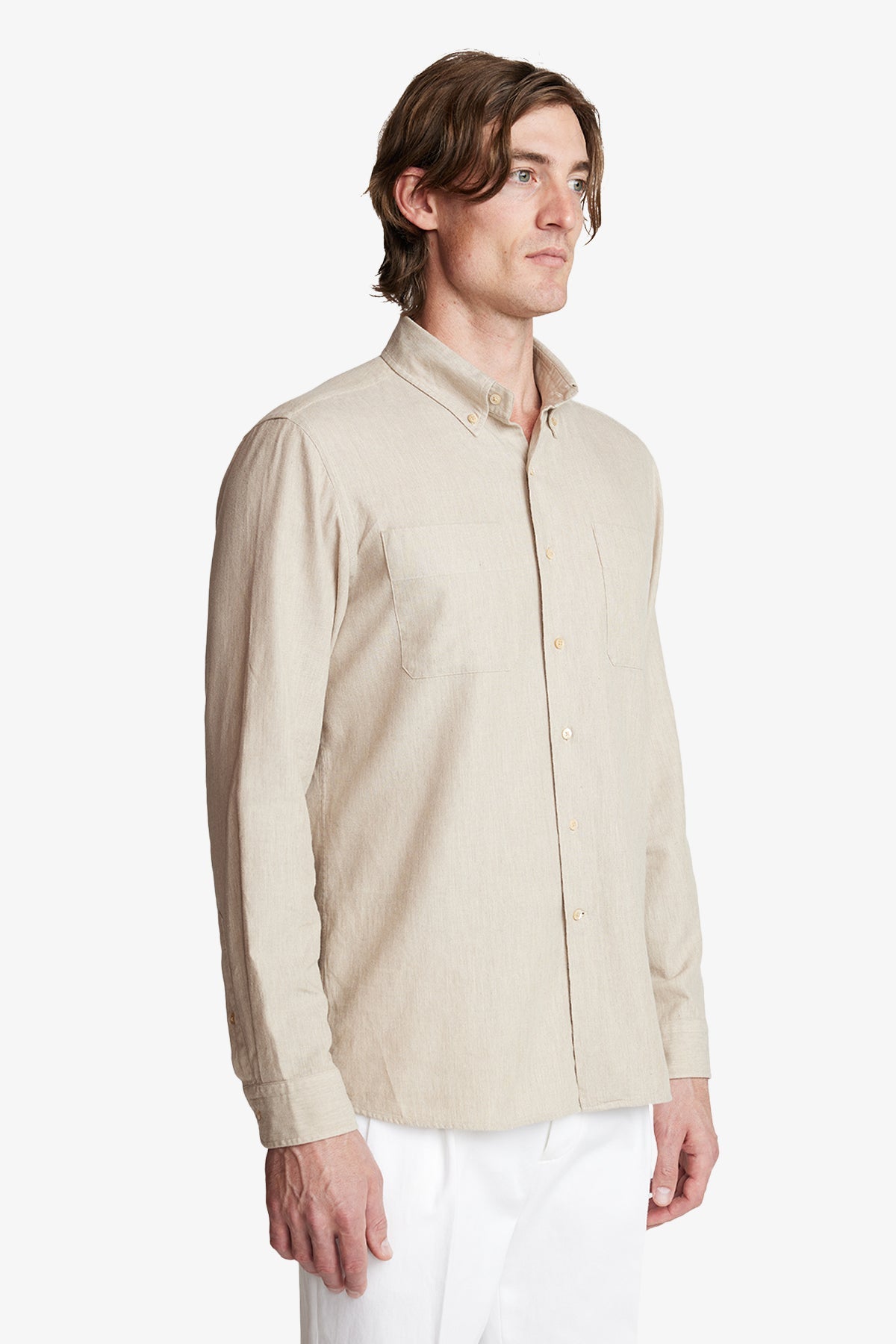 Anthony Squires Sam brushed twill (Beige)