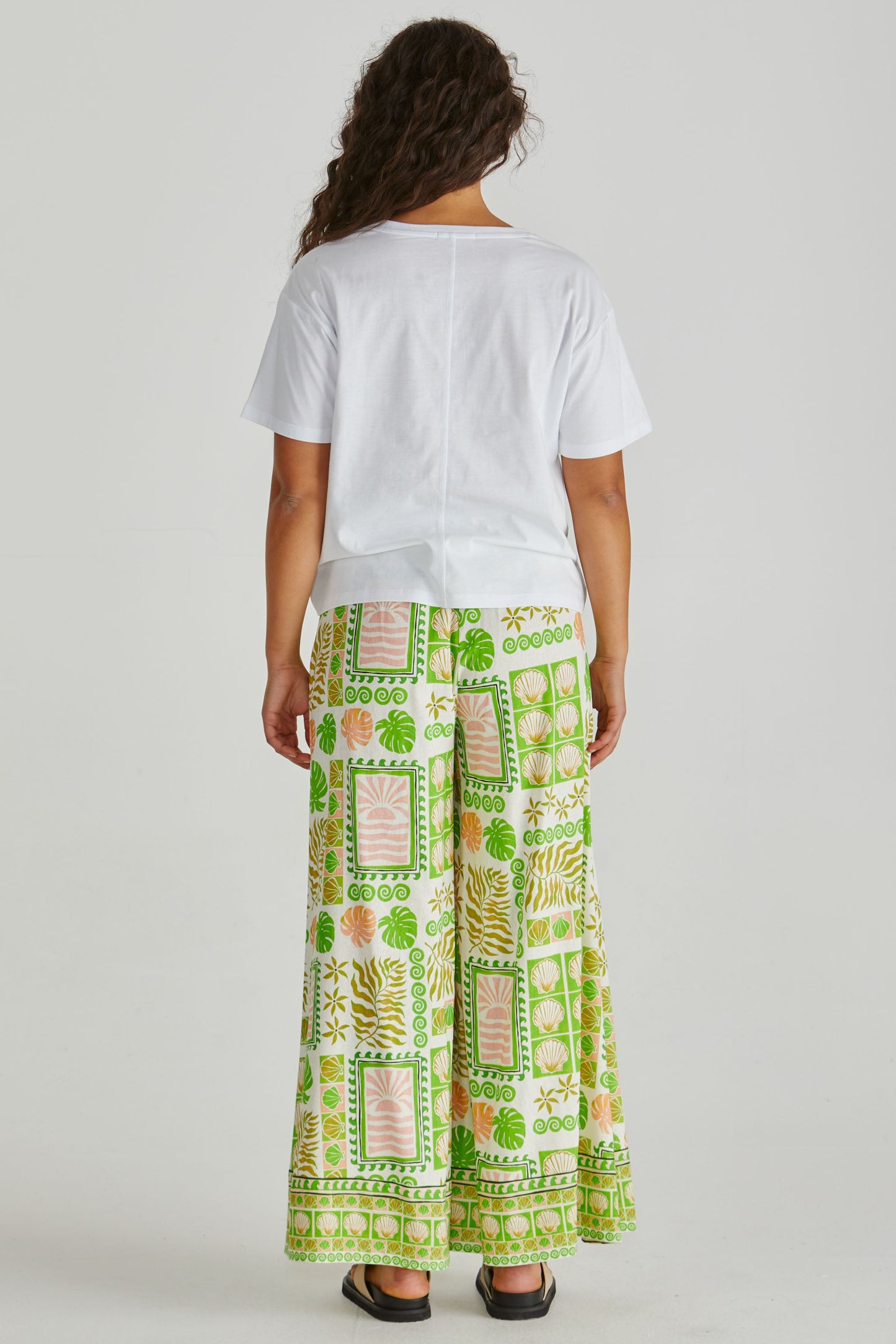Sass Clothing Cynthia Tee (Seashell Stripe)