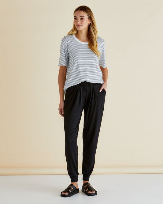 Betty Basics Paris Jogger Pant (Black)