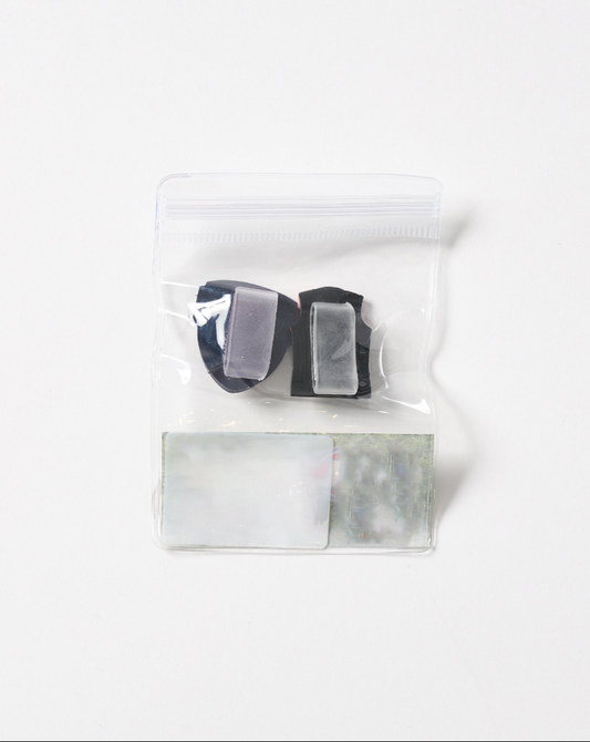 Walnut Melbourne AFL Shoe Charms (2 Pack) (Carlton)