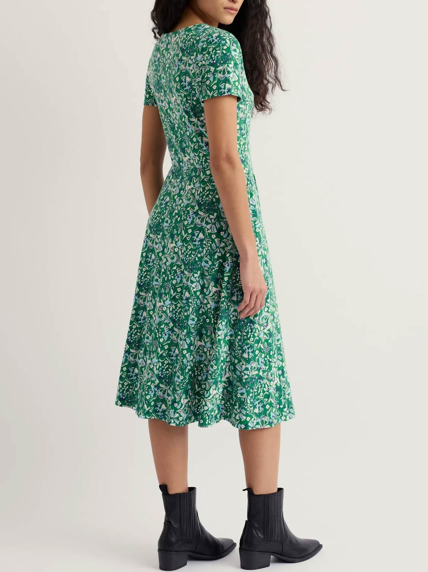 SEASALT SHORT SLEEVE APRIL DRESS (Woodland Floral)