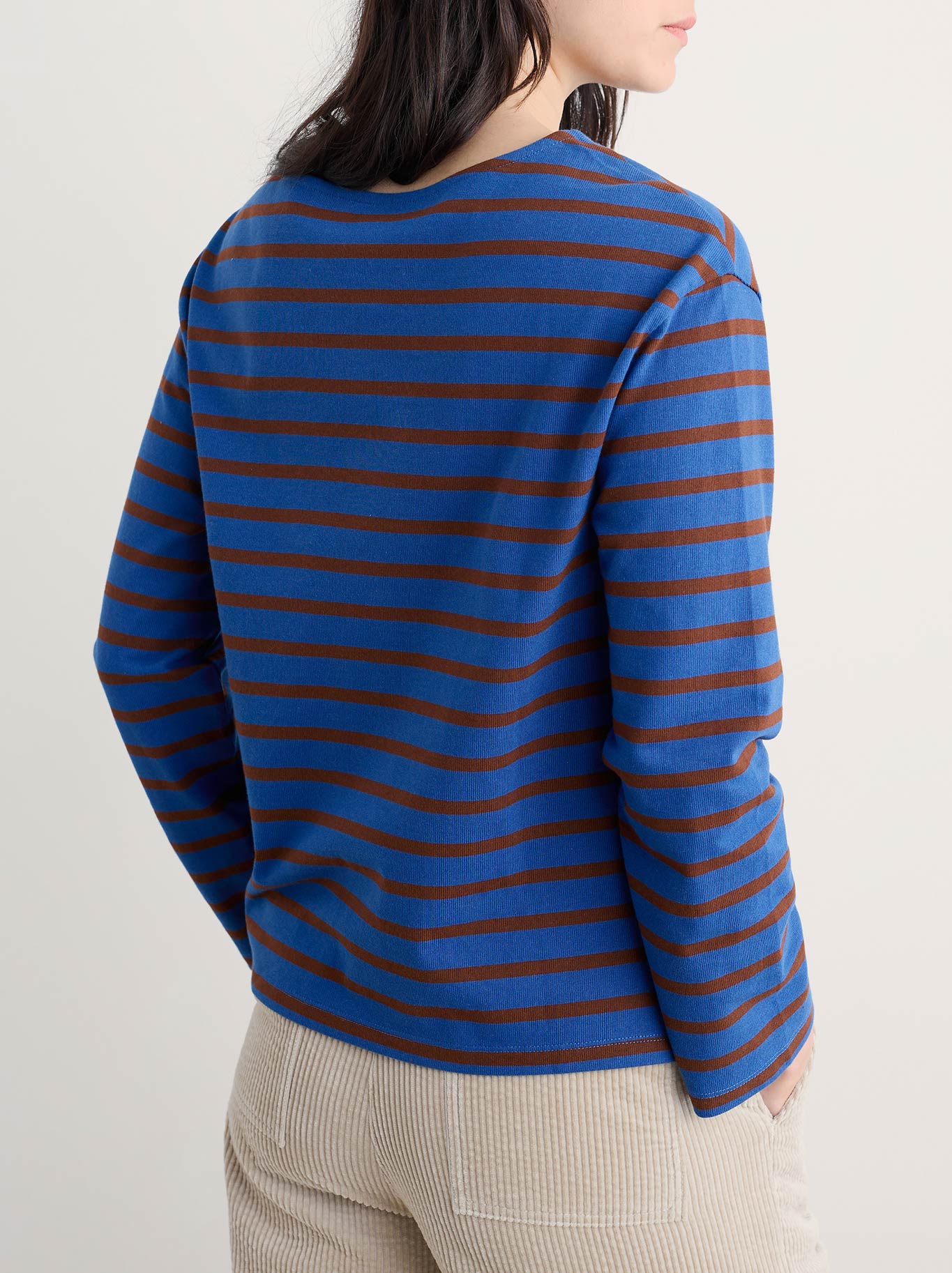 Seasalt Beach Boat Top (Breton Ink Cocoa)