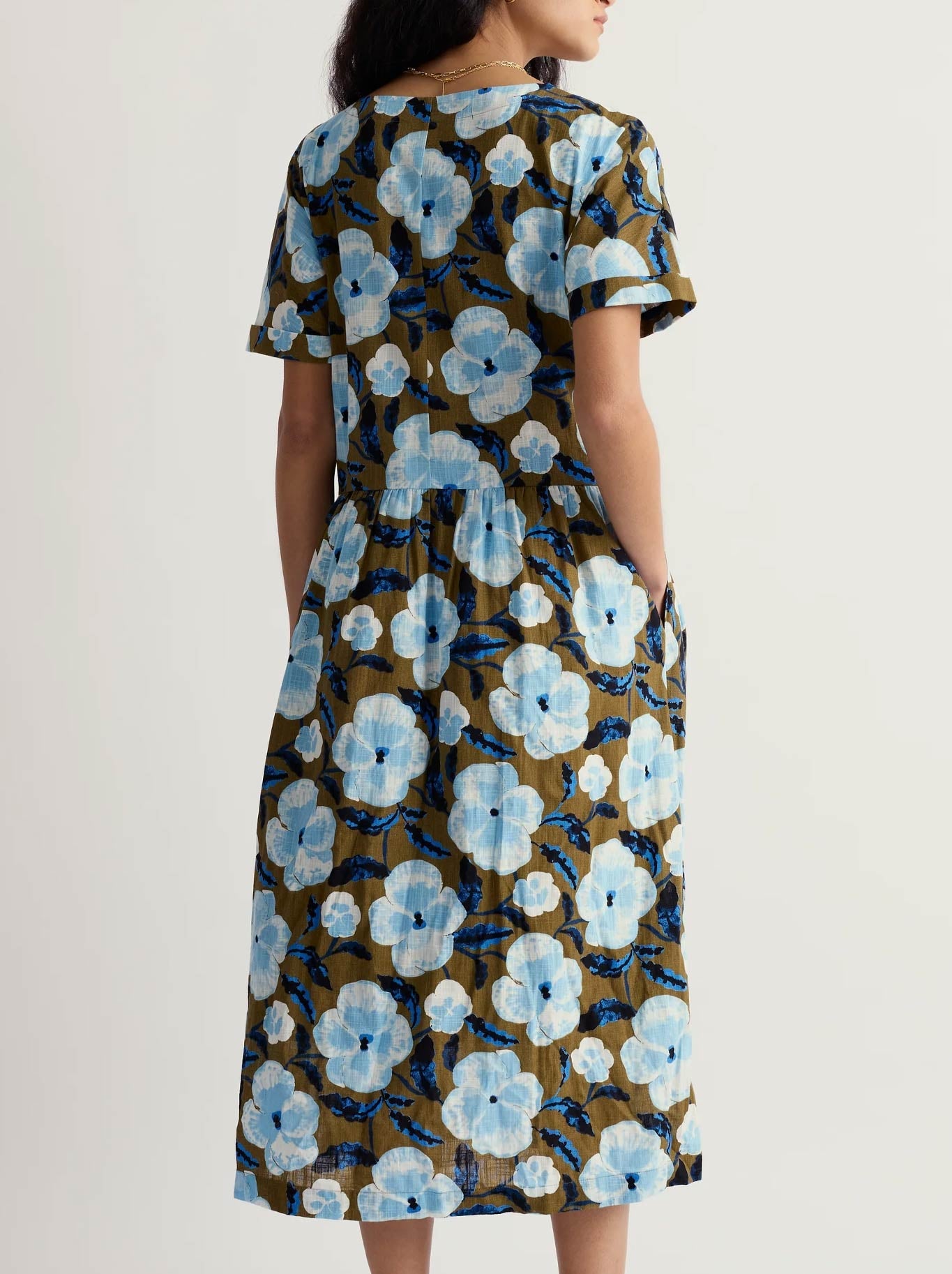 SEASALT BROUSE DRESS (Pansy Seagrass)