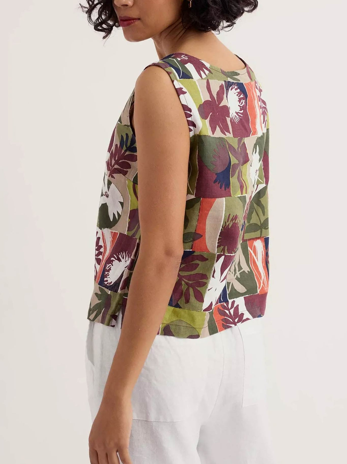 SEASALT COLOUR STUDY TOP (Floral Splice)
