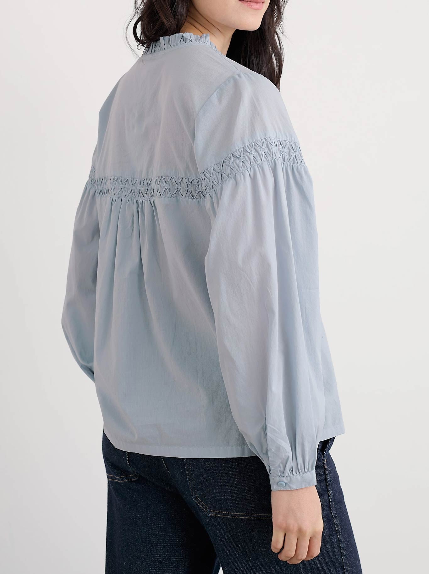 SEASALT GWEL TOP (Blue Fog)