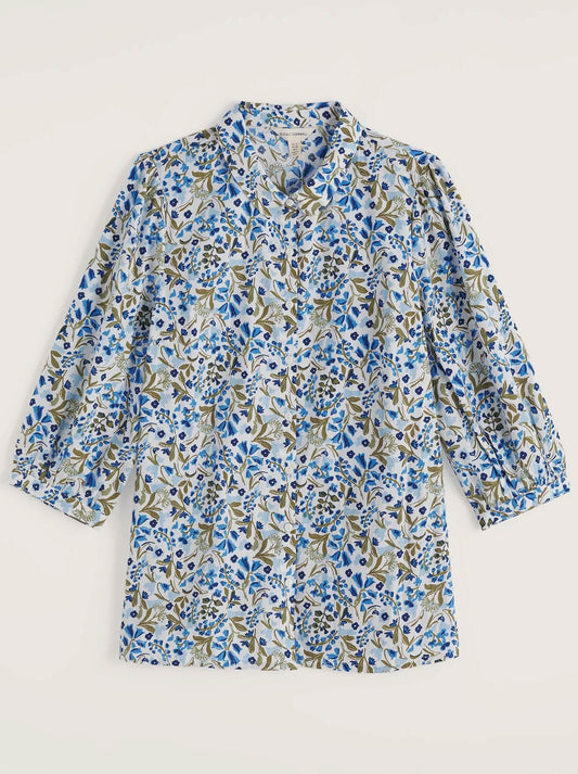 Seasalt Hope Cottage Blouse (Woodland Floral Chalk)