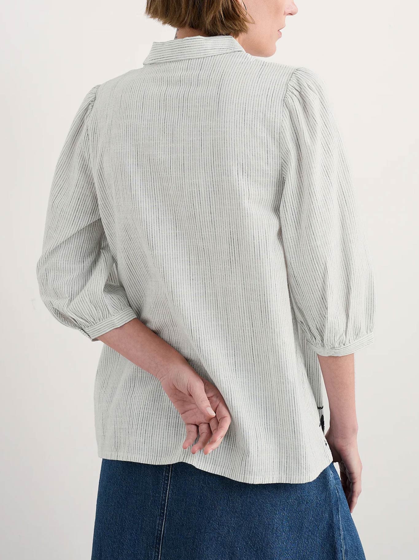 SEASALT HOPE COTTAGE BLOUSE (Chalk)