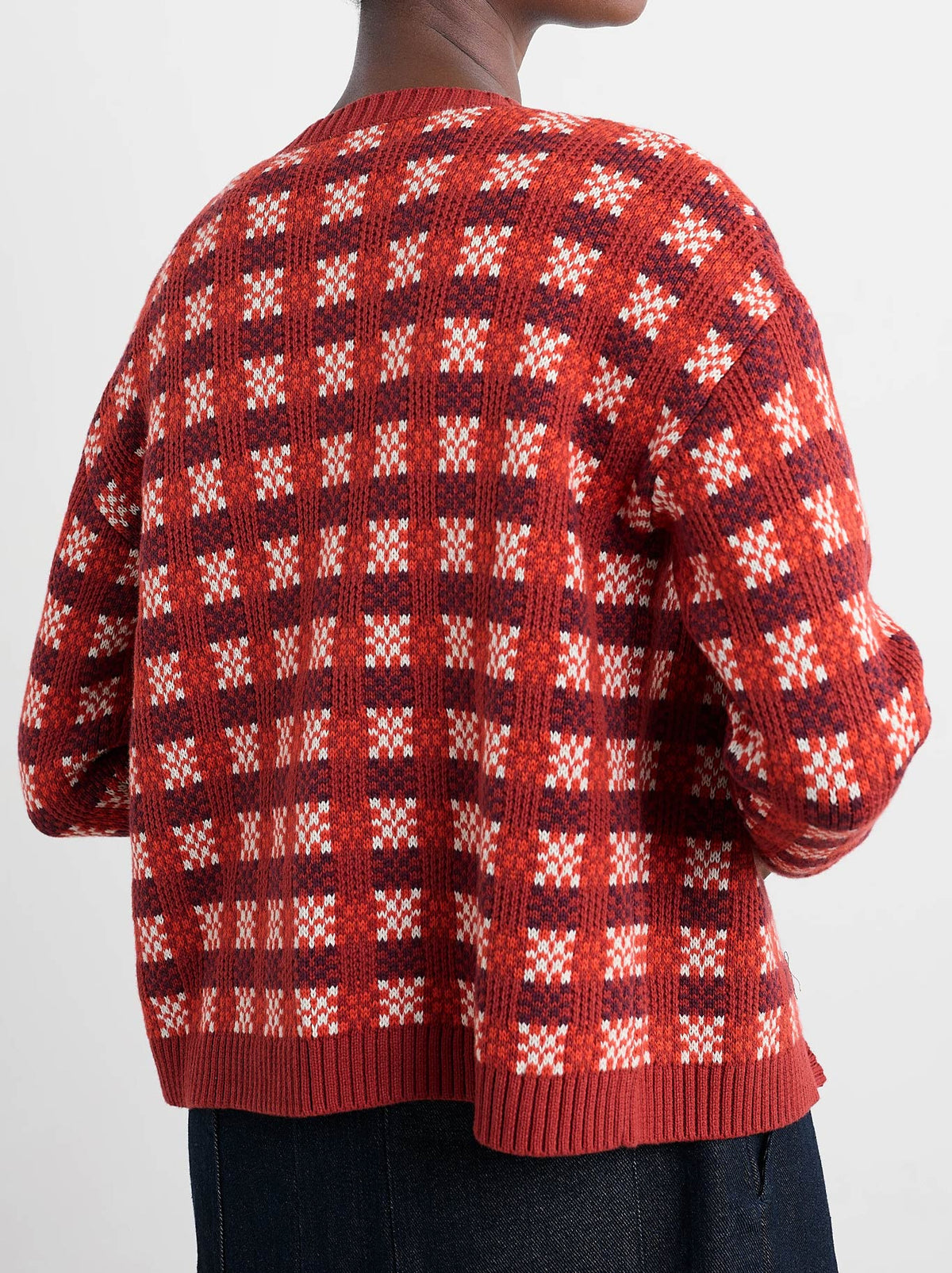 SEASALT KENSA CARDIGAN (Deep Rust Chalk)