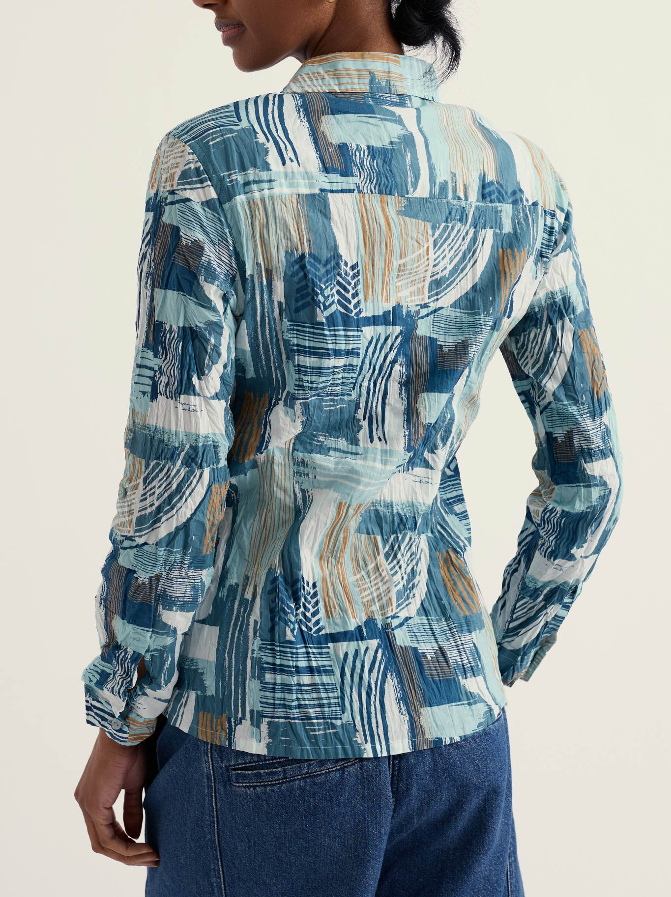 SEASALT LARISSA SHIRT (Aerial Marks Reflection)