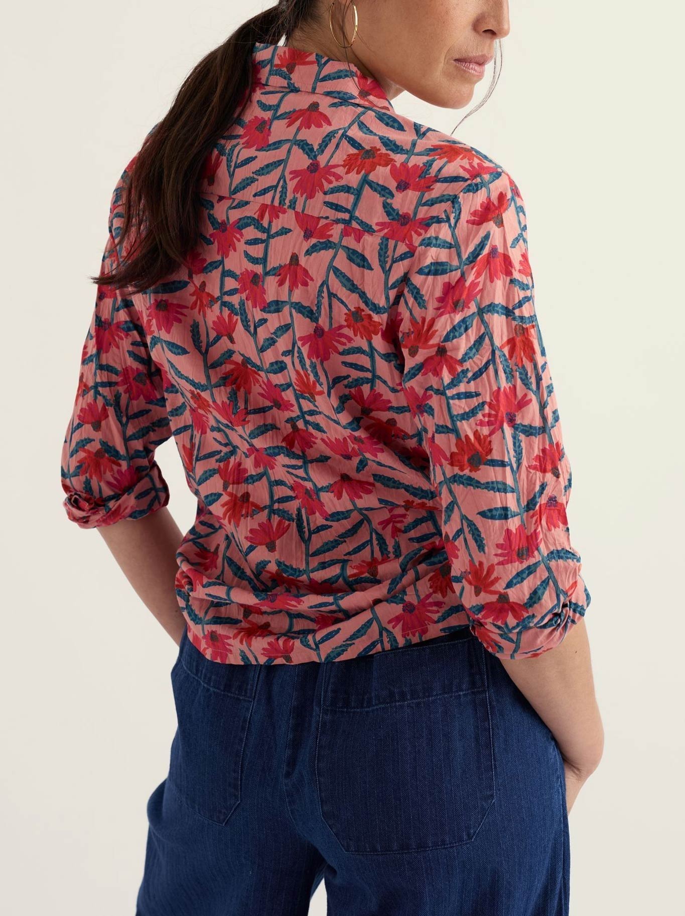 SEASALT LARISSA SHIRT (Echinacea Stems)