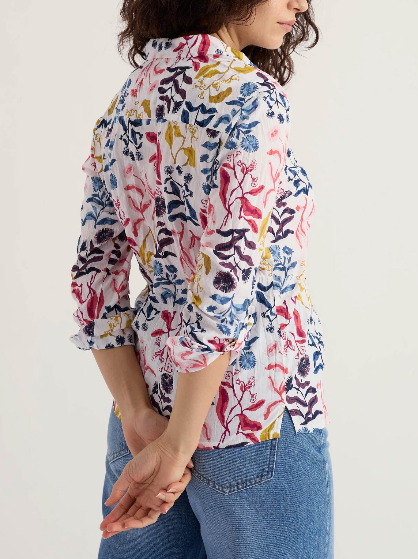 SEASALT LARISSA SHIRT (Inky Botanical Chalk)
